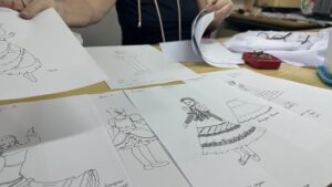 Bocetos de los distintos diseños. Fuente: Mario Payán.