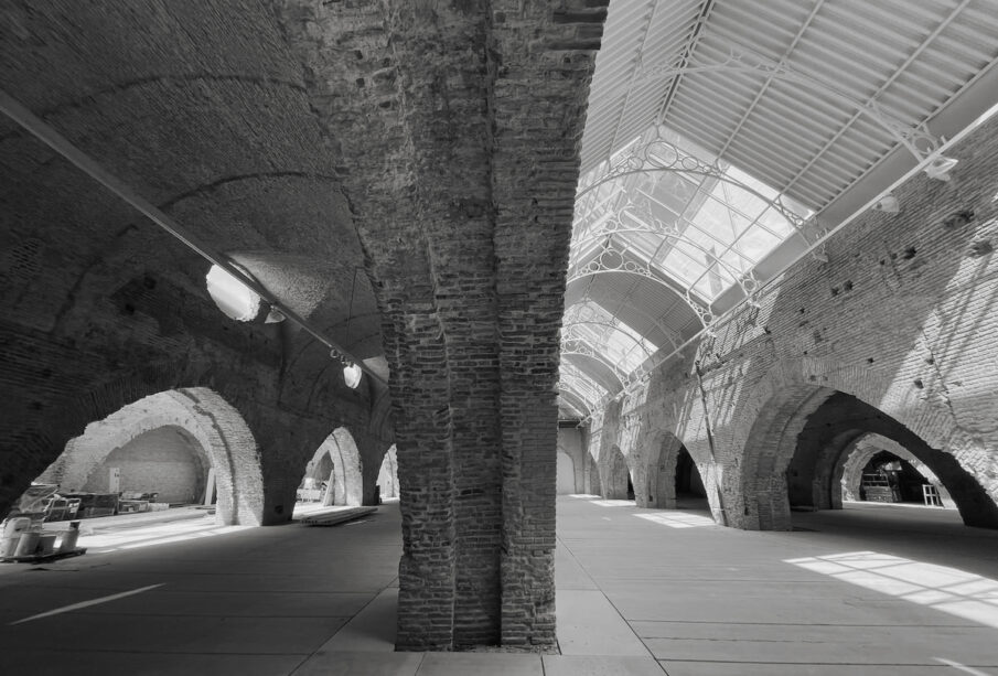 Aspecto de las Reales Atarazanas de Sevilla tras su remodelación.